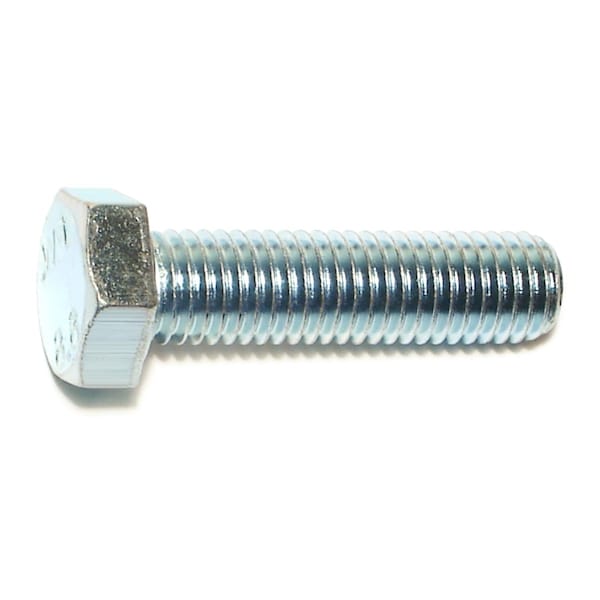 Midwest Fastener Class 8.8, M12-1.75 Hex Head Cap Screw, Zinc Plated Steel, 45 mm L, 6 PK 73366 - main